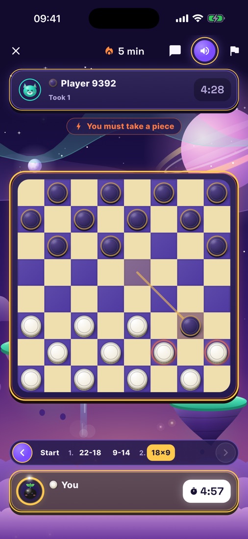 Checkers in Utopia